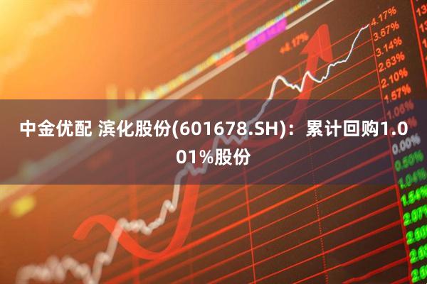 中金优配 滨化股份(601678.SH)：累计回购1.001%股份