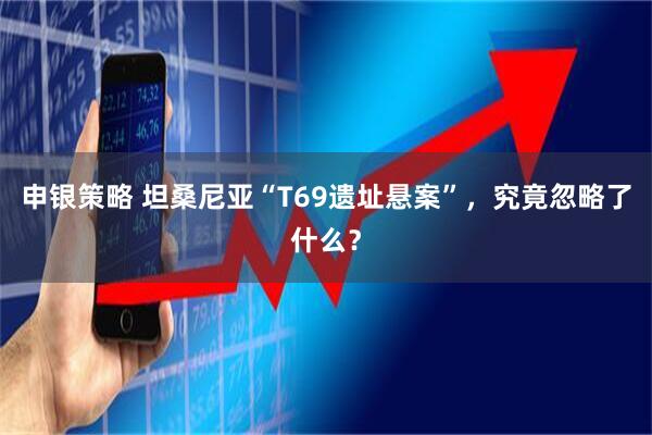 申银策略 坦桑尼亚“T69遗址悬案”，究竟忽略了什么？